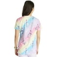 thumbnail image 3 of Tooniforms Scrubs Top For Women V-Neck Print TF737, 3 of 7