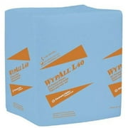 L40 Towel, Blue, 12.5 in W x 12 in L, Pack, 1 Ply, 56 Sheets/PK, 672 Sheets Total