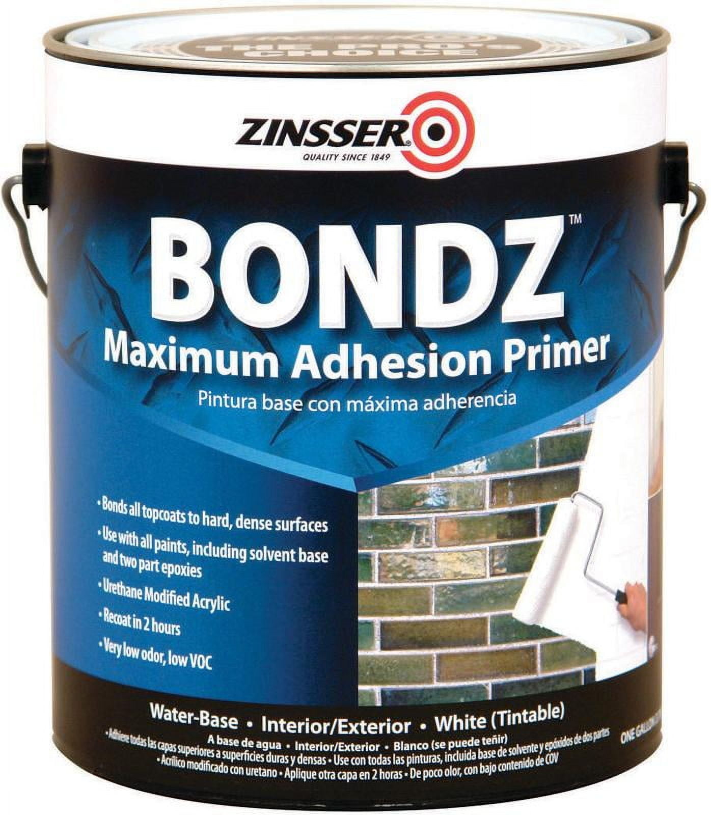1 gal Zinsser 256261 White Zinsser, Bondz Maximum Adhesion Primer