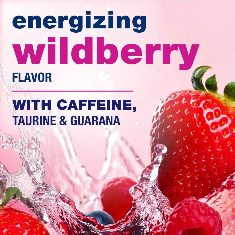KR Energy Zero Sugar Wildberry Drink Mix Packets 30 packets / 0.18 oz - Pack of 3