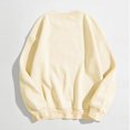 thumbnail image 4 of toraway Chandail en Molleton pour Femmes Veste Décontractée à Manches Longues Tee-Shirts Graphiques Col Rond Chandails en Molleton Chandail Tops pour Femmes G, 4 of 4