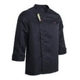 thumbnail image 2 of Chaqueta de chef unisex Sunnimix M-3XL Negro, 2 of 8