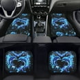 thumbnail image 2 of Renewold Dolphin Flower Blue Car Floor Mats All Weather Carpets for Car Set of 4, Non-Slip Auto Rugs Universal Fit Car Floor Carpet for Most Cars Truck Sedan, 2 of 7