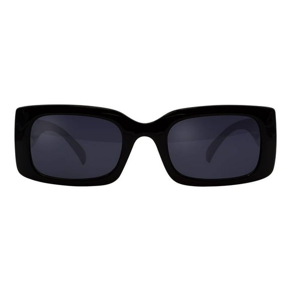 Lentes de Sol Basic Moderno Rectangular Negro