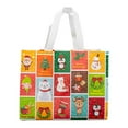 thumbnail image 7 of CELNNCOE Christmas Tote Bags With Handles, 5-Pack Reusable Grocery And Shopping Bags, Large Non-Woven Gift Bags For Holiday Parties, Gift Wrapping, And Festive Errands, 7 of 7