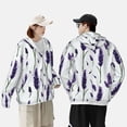 thumbnail image 5 of Fotbe Lavender Flowers Men's Women's UPF 50+ Sun Protection Jacket Hooded Cooling Shirt with Pockets Hiking Outdoor Performance-Medium, 5 of 8