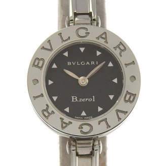 Pre-Owned BVLGARI Watch Ashoma Stainless Steel Silver Black  display picture 3