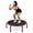 Black/Pink, variant on JumpSport 350 PRO Indoor Lightweight 39" Round Fitness Trampoline