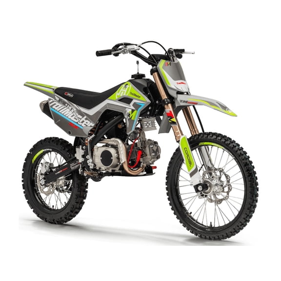 Trailmaster JHL SX150 Dirt Bike, 140cc 4-Stroke, Manual Transmission, Electric/Kick Start, Max Speed 55 MPH, Age 13  (Green)