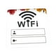 thumbnail image 5 of Pegatina de señal WiFi para espejo de pared, regalo, acrílico, autodesmontable. argén, 5 of 9