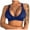 Blue, variant on Lolmot Push Up Bras for Women, Women's Elegant Sexy Solid Color Lace Vest Hollow Out Underwear Bikini Comfy Lace Bra
