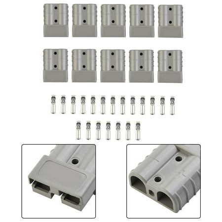 10x For Anderson Style Plug Connectors 50 AMP 6AWG 12-24V DC Power Tool
