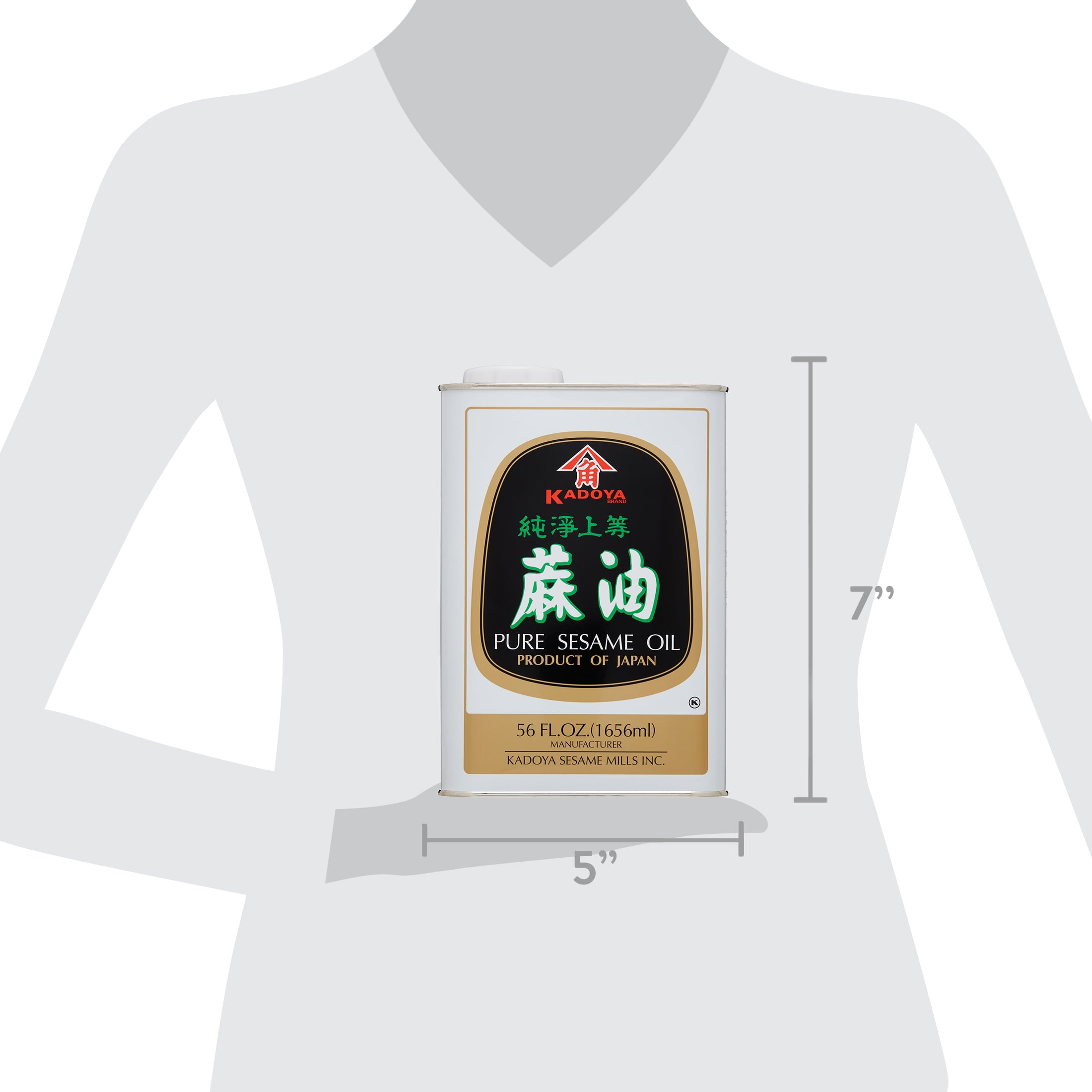 Kadoya Pure Sesame Oil for Stir Fry Cooking, 56 oz Can - Walmart.com