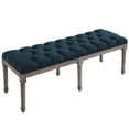 thumbnail image 2 of Modway Province French Vintage Upholstered Fabric Bench, 2 of 6