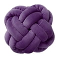 thumbnail image 4 of yuksok Chunky Yarn Crocheting Blankets DIY Jumbo Yarn for Throw Pillow Rugs Crochet Deep Violet, 4 of 9