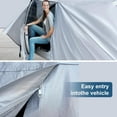 thumbnail image 5 of 6-Layers Premium Truck Car Cover Waterproof All Weather Weatherproof UV Sun Protection Snow Dust Storm Resistant Outdoor Exterior Custom Form-Fit Full Padded Car Cover with Straps 198"-220" K13, 5 of 8