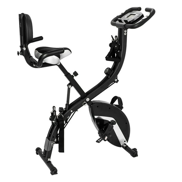 Indoor Cycling Bike Stationary Exercise Bike With Comfortable Seat Cushion Recumbent Upright Recumbent Bike Slim Cycle W Pulse Rate Monitoring With Adjustable Arm And Leg Resistance Bands K346 Walmart Com Walmart Com