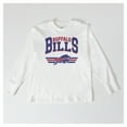 thumbnail image 4 of Women's Gameday Couture  White Buffalo Bills Swift Strike Essential Oversized Long Sleeve T-Shirt, 4 of 4