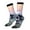 2 Black-1, variant on Mist Sunflower Skull Pattern Sport Socks for Women and Men Crew Socks Sporty Calf Socks Casual Socks