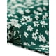 thumbnail image 5 of Blusas de talgrande pamujer, con estampado floral, ligeras, con cuello en V, pababydoll Verde XL, 5 of 6