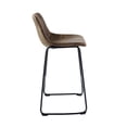 thumbnail image 4 of Picket House Furnishings Collins Metal Bar Stool Set in Brown, 4 of 12