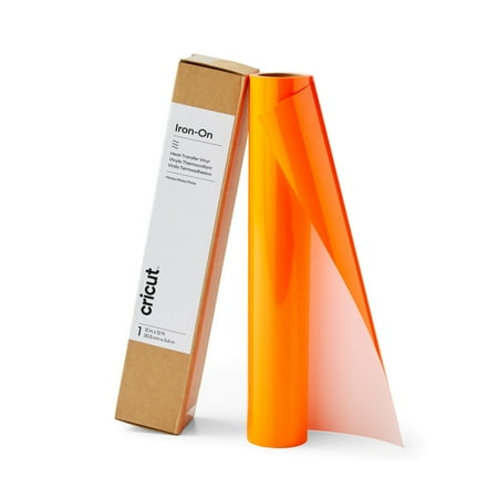 UPC: 0093573296017 | Cricut® Iron-On (12 ft)  Neon Orange