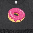 thumbnail image 4 of Inktastic Pink Donut with Sprinkles Girls Toddler Dress, 4 of 5