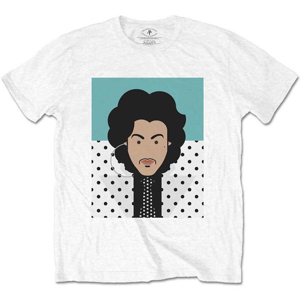 Prince - Camiseta Lovesexy Estampado en Espalda de Algodón para Adultos Unisex (Blanco)