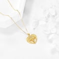 thumbnail image 4 of 14k Solid Gold Nurse Necklace for Women Real Gold Stethoscope Nursing Jewelry Gift, 4 of 10