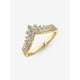 thumbnail image 5 of Pandora Anillo con Tiara y Espoleta Chapado en Oro de 14 K con Circonitas Cúbicas Transparentes, Talla 58, con Caja de Obsequio., 5 of 6