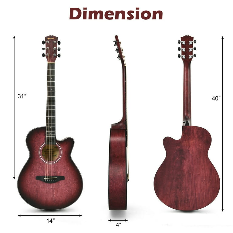 40 inch acoustic sales guitar