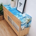 thumbnail image 4 of Table Runner Daisy Vase Table Decoration for Kitchen Dinning Starfish Abstract Painting Table Decoration for Indoor Outdoor Party Wedding Decor 13x90 Inch, 4 of 7