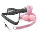 thumbnail image 2 of Arnés y correa para pájaros, cuerda de entrenamiento antimordida voladora ajustable para loros gris affricano - Rosa 7mm Colco Cuerda de correa de arnés para pájaros pequeños, 2 of 8