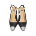 thumbnail image 2 of Ninety Union JANE Metal Heel Cap Toe Slingback, Black, 11, 2 of 5