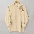 thumbnail image 4 of Halloween Sweatshirts for Women Halloween Costumes for Women Halloween Tops for Women Pullover Sweaters Crew Neck Sweatshirts Women Oversized Sweatshirt for Women Fall Sweaters for Women, 4 of 4