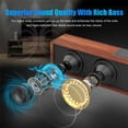 thumbnail image 3 of Parlante inalámbrico Bluetooth 5.3 de madera Smalody, 3 of 6
