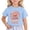 Sky Blue, variant on ibiyuan Shirts for Girls 7-8 Short Sleeve Girls T-Shirts Graphic Print Toddler Girl Tops 2t Round Neck Tee Casual Party Gift Summer Tee Tops,5-6 Years