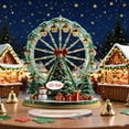thumbnail image 5 of 1 PC Christmas Decoration 2D Acrylic Ferris Wheel Desktop Ornament Sign Centerpiece Tabletop Display for Table Home Holiday Party Decoration, 5 of 5