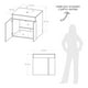 thumbnail image 3 of Mueble Lavamanos Elevado Maderkit Kyle color Gales-Taupe, 3 of 5