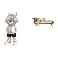 thumbnail image 1 of Estatua De Astronauta, Adorno De Mesa, Figura Decorativa Moderna Para Estante, Escritorio, Regalo De Inauguración De La Casa, Sofá En Miniatura, Cama De Madera, Accesorios Para Fotos, Mini, 1 of 8