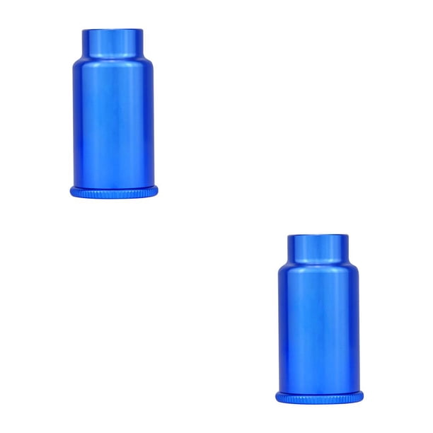 Greeniant Horquilla delantera de bicicleta, soporte de lámpara de aleación de aluminio de liberación rápida, Clip de luz de bicicleta, Azul 2piezas