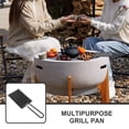 thumbnail image 3 of 1 Ensemble de Plaque de Gril en Acier Inoxydable Poêle à Griller à Fond Plat Plateau de Cuisson Portable, 3 of 8