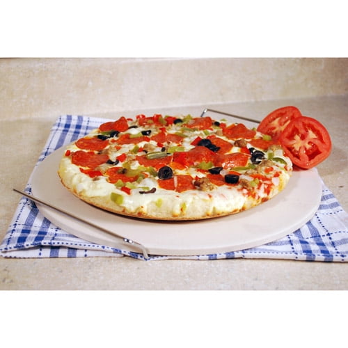 Cook Pro 15" Ceramic Pizza Stone by OVERSEAS CONNECTION INC