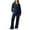 Navy, variant on Women's Fashionable Sports Casual Two-piece Suit, for Winter Training and Stylish Outings,Navy,L