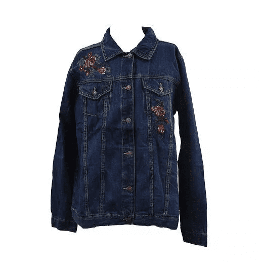 Men's Raw Denim Jacket Blue color-Red Stitch J800_R/SU-RD-XL