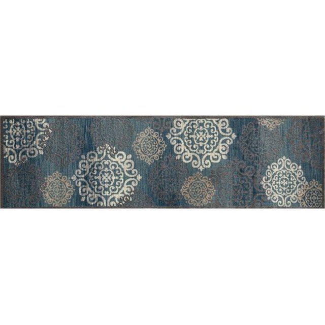 Art Carpet 21643 2 x 8 ft. Novi Collection Day Dreaming Woven Area Rug Runner, Blue