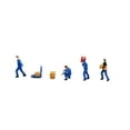 thumbnail image 1 of lionlar 4 Pieces 1/64 Scale Miniature Figure Realistic Hand Painted Miniature Scenes Blue, 1 of 9