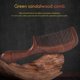 thumbnail image 4 of Peine de Madera SáNdalo Unisex para Mujeres y Hombres, AntiestáTico Viajes en Casa, Dientes Finos, 4 of 5