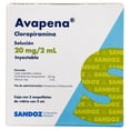 thumbnail image 1 of Avapena Cloropiramina 20 mg/2 ml solución inyectable 5 ampolletas 2 ml c/u, 1 of 4