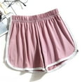 thumbnail image 2 of Akiihool Shorts for Women Trendy Flowy Shorts for Women Gym Yoga Workout Running Sweat Spandex Butterfly Skirt Cute Clothes Summer Outfits (Pink,M), 2 of 4